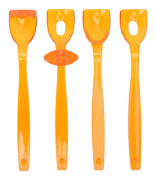 4st Läppar Tungmuskeltränare Återhämtning Munmuskelrehabilitering Träning Träning Orange