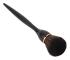 Makeup Blush Brush Professionell bärbar mjuk syntetisk fiber lös pulverborste Kosmetiskt verktyg för kvinnor Svart