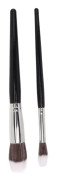 2st Blush Highlighter Makeup Brush Professionell mjukt hårinställningspulverborste Kosmetiskt verktyg för kvinnor