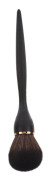 Makeup Blush Brush Professionell bärbar mjuk syntetisk fiber lös pulverborste Kosmetiskt verktyg för kvinnor Svart