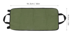 91,5*40,6 cm Stor Kapacitet Vattentät Canvas Eldved Förvaringsväska