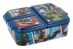 Matlåda Lunchbox Avengers 3-fack Blå