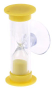 Tandborste svängbar sandtimer 2/3 minuter duschtimer barn mini - Yellow 3 Minuter
