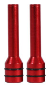 Aluminium bil lastbil interi?r D?rr L?s Knopp Stift Lock - Set om 2, R?d