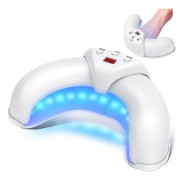 Nagelsvamp laserbehandlingsenhet f?r flera t?naglar, hemmabruk 905 nm infrar?tt ljus + 470 nm bl?tt ljus t? nagelsvamp anordning