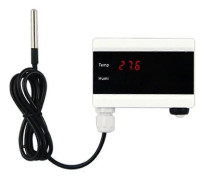 Wifi Temperatursensor Tuya Termometer Detektor Digital Display Hem Smart Life App Alert Frys Vattenlarm Us Plug