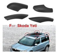F?r Skoda Yeti SUV Fr?mre Bakre Takr?cke End Bar Cover Cap Shell Protection Black