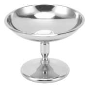 304 Dessertkopp i rostfritt stål Vintage hållbar Pudding Mjölkgelé Glasskoppskål för café