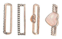 4 st dekorativa ringar för klockarmband, eleganta klockarmbandsdekorationer, klockarmbandsberlocker