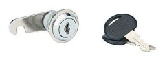 Picardie Låssmed Nickelpläterad visplängd 20 mm för maximal tjocklek 14 mm 2 nycklar - 00817920