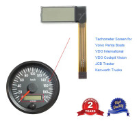 VDO Varvräknare LCD-skärm för Kenworth Truck JCB Volvo Penta Boat Yanmar Marine timräknare display