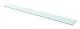 vidaXL Hyllplan glas genomskinlig 110x12 cm