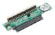 SATA till IDE-adapter Professionell 1,5 Gbs SATA-hona till 44-stifts IDE-hane HDD-adapter för ATA 133 HDD CD DVD Seriell Konverter