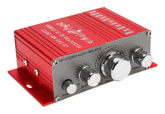Bilförstärkare DC 12V HiFi 20Hz till 20kHz MP3 CD DVD DSP 4 Ljudfält Bilstereo Förstärkare för Musikljudsystem