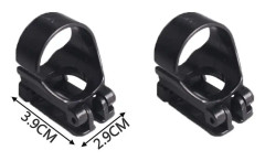 Scuba Dive Snorkelutrustning 10st Universal Plast Clip Snorkel Keeper Retainer Ersättning