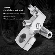 25 mm Motorcykelkopplingsspakshållare Silver Aluminiumlegering för Shadow 600 VT750