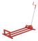 [pro.tec]® Hopfällbar motorkran-stål-max. belastning: 400 kg-115x51x91cm-steglös justering-röd