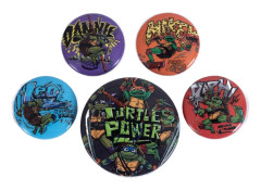 Teenage Mutant Ninja Turtles Set med knappmärken