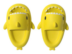 Baby s?t tecknad haj dusch toddler tofflor yellow yellow(yellow,18cm)