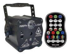 Mini Rgb Disco Light Dj Led Laser Stage Projektor Röd Blå Grön Lampa USB Uppladdningsbar Bröllopsfödelsedagsfest Dj Lampa