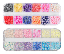 Flower Nail Charms 3d Nail Art Charms，för nail art DIY Craft
