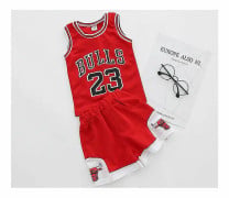 23 Michael Jordan Bulls Basketbolltröjor Korta Kostymer ed ed(ed,110 cm)