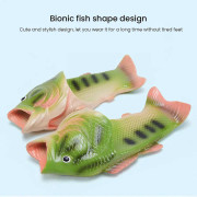 Unisex Simulation 3D Fisktofflor Sommar Roliga Mode Flip Flops För Utomhus Pink(Pink,42-43)