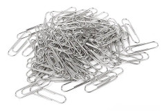 Gemklämmor, 300-pack 28mm, för kontor, skola och dagligt bruk, används för daglig DIY, silvergem