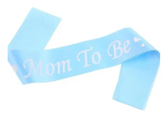Tåligt satintyg \"Mom To Be\" skärp, stilren design perfekt för strykning före användning, 1 st