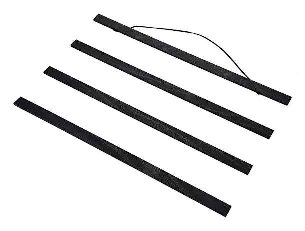 Konstverksvisningslösning, Ljus trä Magnetisk affischhängare Ram för väggkartor Tryck Canvas Konstverksvisning