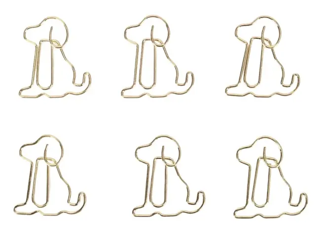 100 st hundpappersklämmor i metall för kontor, pappersklämmor, pappersfästen, kontorsorganisationsverktyg, skrivbordstillbehör, återanvändbara