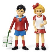 Tommy och Annika - Pippi Långstrump Figurset Micki