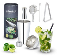 cocktailshakerset i 5 delar