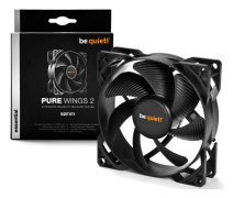 BeQuiet Pure Wings 2 Chassi-fläkt Svart (B x H x D) 92 x 92 x 25 mm