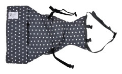 Bärbar babystol Nötningsbeständighet Hållbar spänst Polyester babystol MatningsbälteGrå stjärna