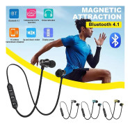 Tr?dl?sa magnetiska Bluetooth-h?rlurar med handsfree-headset och brusreducerande mikrofon f?r Huawei Xiaomi Samsung(with box blue331)
