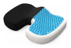Coccyx Anti-Buttock Trycks?r Kudde med Andningsbar Gel, Ergonomisk Ortopedisk Minnesskum Sittkudde f?r att Lindra Rygg-, H?ft- och Coccyxsm?rta,