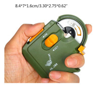 Fiskekrok Tier Fiskeredskap Fiskeutrustning Bärbar Elektrisk Automat(Black)