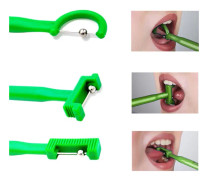 3PCS Tungspetstränare Mun Tungtränare Oral Muskel