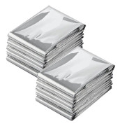 10 st utomhusfilt Ain folie filt 130x210cm silver