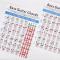 Copper Paper Guitar Chord Fingering Exercise Chart(Small)