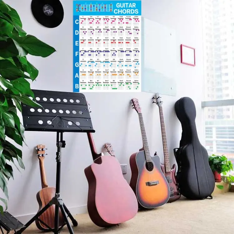G625 Paper Chord Score Guitar Chord Fingering Exercise Chart(Small)