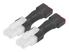 2st batteriladdningsadapter för Tamiya hane till T honkontakt Bärbart RC biltillbehör