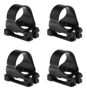 4-pack universell snorkelfäste i plast, 25 mm, för dykning och snorkling