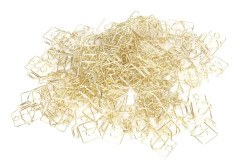 100 st gem f?r att f?rhindra glidning Kameraformade dekorativa metall sm? bokm?rke gem f?r pappersdokument guld