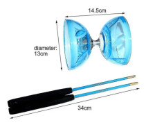 Professionell Diabolo Set Leksak Höghastighets mjuk jonglering för barn Klassiskt handtagspresent 2023