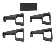 4 st Höjningsfästen för PS4 Slim Värmeavledning Spelkonsol Horisontell Höjningshållare för PS4 Slim Tillbehör Svart