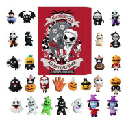 Halloween-kostymer 2024 Ny Halloween Countdown-kalender Blind Box Ghost Ghost Atmosphere Gothic Christmas 24 G?vor Advent Day Box