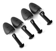 Justerbar Shoe Shaper Set - 4 ST Shoe Trees 25cm till 30cm - Svart järn & plast