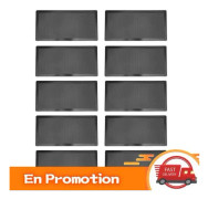 HURRISE 10st PC Fläkt Damm Mesh Filter PVC Magnetisk 120x240mm